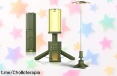 Linterna de camping recargable con batería brutal y carga para tu móvil ¡No te quedes sin luz en tus aventuras, el precio ha caído a un nivel jamás visto!