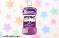 Listerine Cuidado Total 250 ml, el enjuague bucal que supera expectativas: ¡6 beneficios en 1 y precio loco solo por tiempo limitado! Cuida tu sonrisa sin romper el banco.