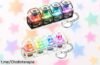 Llavero con teclado LED y clicker de cristal, juguete imprescindible para relajarte: ¡precios rebajados y diversión al instante que no te puedes perder!