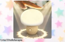 Luz nocturna LED tipo seta Pocketman con 7 colores y temporizador: un chollazo práctico, moderno y a precio de ganga que iluminará tus noches más mágicas. ¡No te lo pierdas!