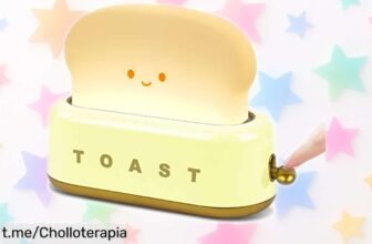 Luz nocturna tostadora URAQT, la compañía perfecta para los sueños de tus peques a un precio que te va a dejar con la boca abierta, ¡no dejes escapar esta oportunidad!