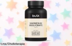 Magnesio glicinato Bulk en 180 compis veganos para músculos fuertes y noches reparadoras, ¡nunca visto a este precio! No dejes pasar esta oportunidad única.