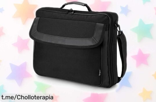 Maletín para portátil Targus Clamshell Classic 15 a precio de risa, ¡protección de por vida y compartimentos súper prácticos que no puedes dejar escapar!