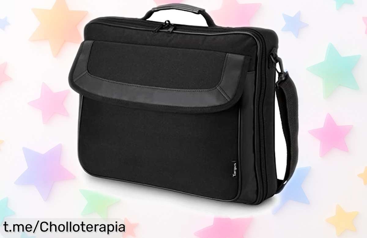 Maletín para portátil Targus Clamshell Classic 15 a precio de risa, ¡protección de por vida y compartimentos súper prácticos que no puedes dejar escapar!
