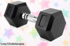Mancuernas hexagonales TREXO de 7,5kg a precio loco para entrenar en casa como un pro: ¡con este chollazo tus músculos te lo agradecerán!