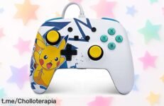 Mando con cable para Nintendo Switch PowerA edición Pikachu, ¡super chollo que te da horas de juego sin pilas! No dejes pasar esta oferta limitada y disfruta cada partida.