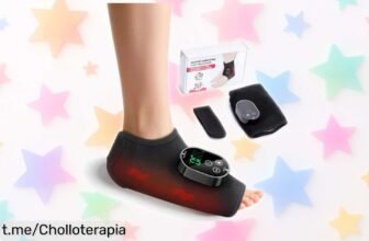 Masajeador de pies con calor y vibración ajustable, el mejor chollo para relajarte al llegar a casa, ¡aprovecha esta oferta única antes de que se agote!