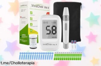 Medidor de glucosa VivaChek Ino X: Resultados rápidos y super chollo para cuidar tu salud sin gastar un céntimo más. ¡Apúrate, esta oferta vuela!