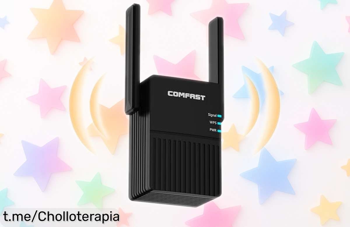 Mejora tu conexión a internet con el repetidor WiFi COMFAST AC1200, sube la velocidad y di adiós a las caídas; ¡no dejes escapar este precio loco que transporta tus emociones!