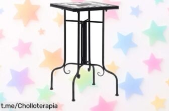 Mesa bistró de mosaico vidaXL: la calidad que buscas a un precio increíble, dale carácter a tu terraza ¡aprovecha esta oferta única y mejora tu jardín hoy mismo!