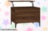 Mesa de centro vidaXL con espacio secreto y superficie elevable a precio rebajado; conviértete en el rey del hogar ¡Aprovecha este chollazo único que no querrás perderte!