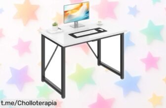 Mesa escritorio JUMMICO súper estable y fácil de montar, ¡ahora a precio loco! Crea tu rincón ideal sin complicaciones, no te quedes sin el tuyo antes de que se acabe.