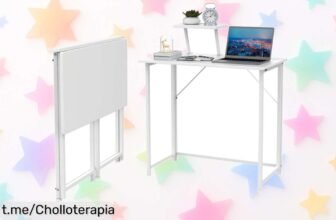 Mesa escritorio plegable lista para usar, un ofertón que te evita complicaciones y transforma tu espacio en un lugar productivo. ¡No dejes pasar esta oportunidad única!