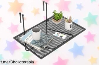 Mesa plegable para balcón GIANTEX a precio loco: aprovecha ese rinconcito, aguanta lo que quieras y disfruta como nunca ¡No dejes escapar este ofertón!