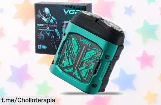 Mini afeitadora eléctrica VGR 344: diseño moderno y carga rápida, ¡aprovéchate de este super chollo a un precio increíble que no querrás dejar escapar!