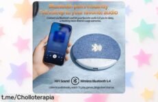 Mini altavoz bluetooth ultra fino para dormir con sonidos relajantes a un precio increíble que hará de tus noches un momento mágico y lleno de paz. ¡No te quedes sin el tuyo!
