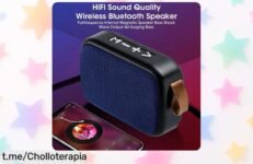 Mini altavoz inalámbrico portátil con subwoofer para exteriores, ahora a precio increíble; ¡disfruta de la música donde quieras y no te pierdas ningún momento divertido!