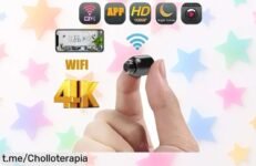 Mini cámara portátil con visión nocturna y detección de movimiento, calidad 1080P a un precio increíble que no podrás dejar escapar, ¡tu seguridad al alcance de la mano!