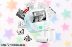 Mini impresora de pegatinas Yowell D21, conecta por Bluetooth y aprovecha este precio loco para dar vida a tus notas y listas ¡No dejes pasar esta oferta única!