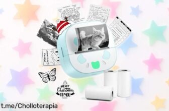 Mini impresora de pegatinas Yowell D21, conecta por Bluetooth y aprovecha este precio loco para dar vida a tus notas y listas ¡No dejes pasar esta oferta única!