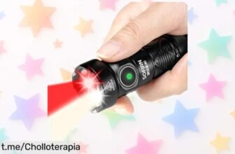 Mini linterna Sofirn SR20 con 1200 lúmenes y luz roja que cuida tus ojos; llévala contigo en cada aventura a un precio que no podrás creer. ¡Aprovecha este chollazo antes de que se acabe!