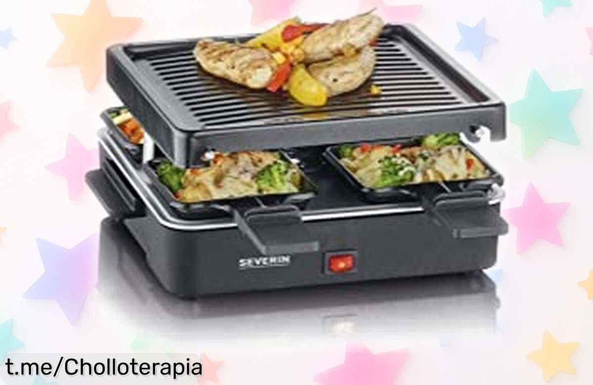 Mini raclette Severin RG 2370 para disfrutar de momentos únicos con amigos y familia al mejor precio, nunca visto antes. ¡No dejes pasar esta oportunidad irresistible!