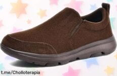 Mocasines sin cordones Puxowe para hombre: la ganga perfecta si tienes los pies anchos, ¡ligeros y flexibles! No dejes pasar esta oportunidad que no se repite.