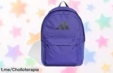Mochila clásica adidas, perfecta para llevar todo y con material resistente a un precio increíble que no puedes dejar pasar. ¡Hazla tuya antes de que se agote!