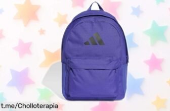 Mochila clásica adidas, perfecta para llevar todo y con material resistente a un precio increíble que no puedes dejar pasar. ¡Hazla tuya antes de que se agote!