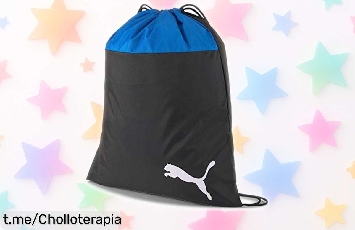 Mochila de cuerda ligera PUMA teamGOAL 23: la calidad que necesitas a un precio increíble y con un estilo que enamora, ¡hazte ya con este super chollo antes de quedarte sin ella!