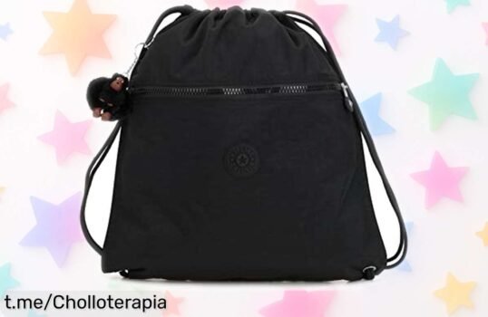 Mochila mediana Kipling Supertaboo impermeable, perfecta para tus aventuras: llévatela ahora a un precio tirado y disfruta de cada momento sin miedo al agua.