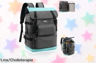 Mochila nevera Odoland 2 en 1: el ofertón que te mantiene todo fresquito hasta 10 horas, ¡no dejes pasar esta oportunidad única para disfrutar al máximo!