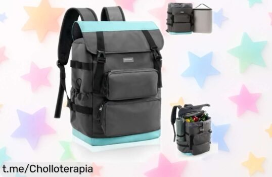 Mochila nevera Odoland 2 en 1: el ofertón que te mantiene todo fresquito hasta 10 horas, ¡no dejes pasar esta oportunidad única para disfrutar al máximo!