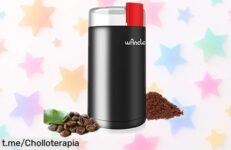 Molinillo de café eléctrico Wancle que muele en segundos: ¡Chollo irresistible a precio rebajado, no te lo pierdas y disfruta del mejor sabor en cada taza!
