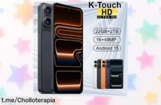Móvil Android 5G KTouch iFone 17 Pro Maxi con pantalla gigante: ¡ofertón de locura para hacer fotos como un pro y nunca quedarte sin batería! ¡No te lo pierdas, corre ya!