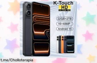 Móvil Android 5G KTouch iFone 17 Pro Maxi con pantalla gigante: ¡ofertón de locura para hacer fotos como un pro y nunca quedarte sin batería! ¡No te lo pierdas, corre ya!