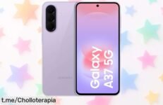 Móvil Samsung Galaxy A37 5G con cámara de 50MP y batería para dos días a precio loco, no dejes pasar esta oportunidad única ¡Consíguelo ya y siente la emoción en tus manos!