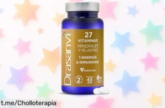 Multivitaminas Drasanvi para hombre y mujer que te dan energía y fuerza todo el día, ¡no dejes pasar este precio locura que potencia tu vida ahora mismo!