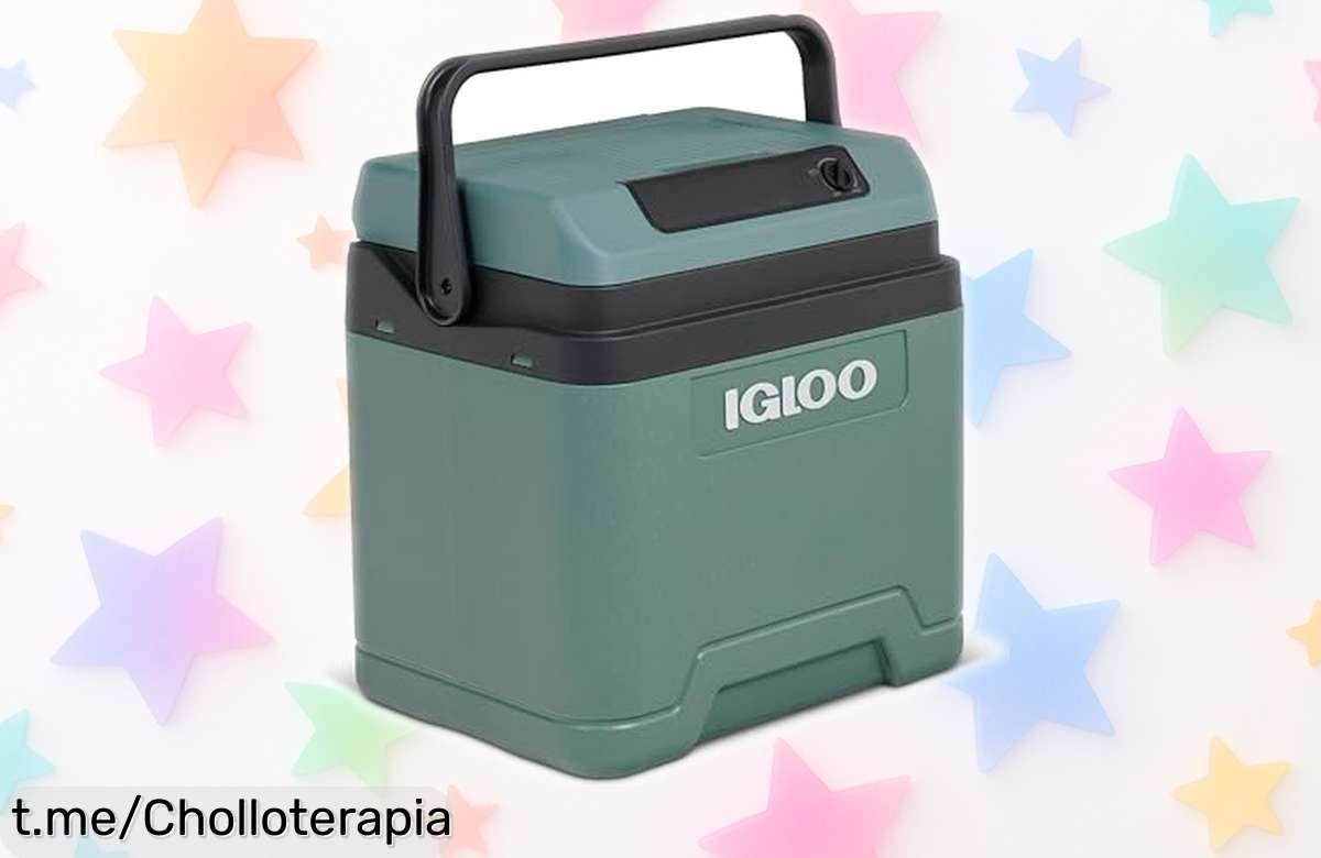 Nevera portátil compacta IGLOO IE24, ¡lleva tus bebidas frescas a donde quieras por un precio de escándalo! No te lo pierdas, esta es tu oportunidad perfecta.
