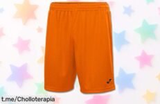 Observa los pantalones cortos de fútbol Joma que se ajustan como un guante y aguantan tus entrenamientos al máximo, ¡y todo por un precio regalado que no puedes dejar pasar!