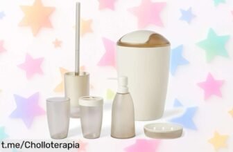Organiza tu baño de manera fácil con el kit completo de Amazon Basics, ¡es un precio escandaloso que no querrás dejar pasar!