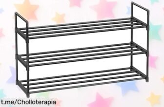 Organiza tu calzado con el zapatero apilable SONGMICS de 3 niveles, un chollo que hará feliz a tus zapatos y simplificará tu vida al instante. ¡No te lo pierdas!