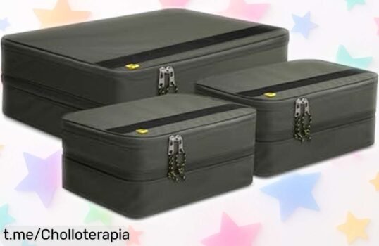 Organizador de maletas Spigen Life pack 3 piezas, ¡la solución ideal que te hará viajar como un pro y con esta oferta exclusiva no podrás dejarlo escapar!