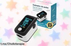 Oxímetro de dedo profesional con pantalla OLED a un precio locura, controla tu salud en segundos y aprovecha el descuentazo que no puedes dejar pasar. ¡Tu bienestar te lo agradecerá!