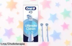 Pack de 2 cabezales originales OralB iO con filamentos que cambian de color, acepta ya esta oferta increíble y disfruta una sonrisota deslumbrante ¡aprovéchalo antes que se agote!
