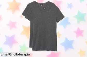 Pack de 2 camisetas básicas Amazon Essentials a precio loco: renueva tu armario con comodidad y estilo, ¡no dejes pasar este ofertón espectacular!