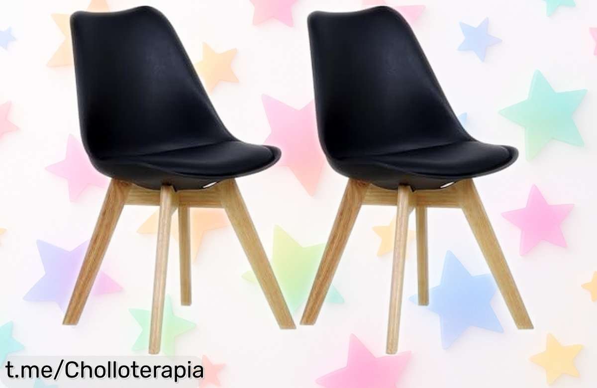 Pack de 2 sillas WOLTU BH29sz2, diseño moderno y acolchadas, ahora a un precio increíble. ¡Aprovecha este ofertón que hará brillar tu comedor!