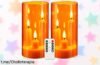 Pack de 2 velas LED con efecto llama y mando a distancia para crear un ambiente acogedor en casa; aprovecha este detallazo a precio rebajado que no querrás dejar escapar.