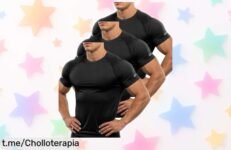 Pack de 3 camisetas deportivas ZITY, ligeras y transpirables a un precio rebajado que te dan libertad total; no pierdas esta oportunidad y destaca mientras entrenas.