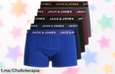 Pack de 5 bóxers Jack & Jones a precio rebajado: la oportunidad perfecta para lucir fresco y seguro, ¡no dejes escapar este chollazo que tu ropa interior merece!